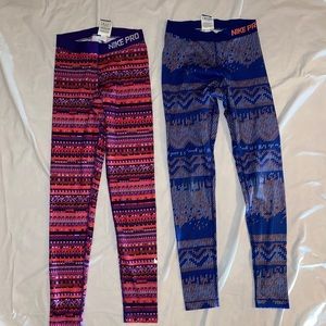 Nike Pattern Leggings Size S
